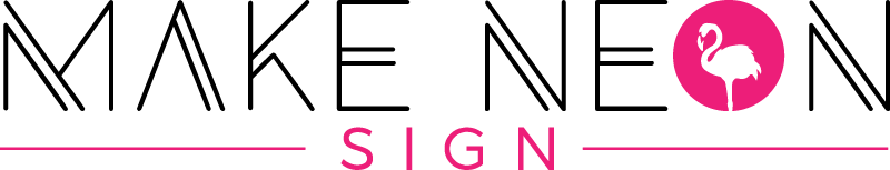 make neon sign logo