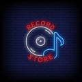 Record Store Neon Sign