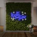Custom neon Sign Night of the.  46x27Inch Blue text White stars