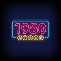1980 Style Neon Sign