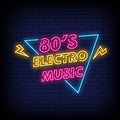 80's Electro Music Neon Sign