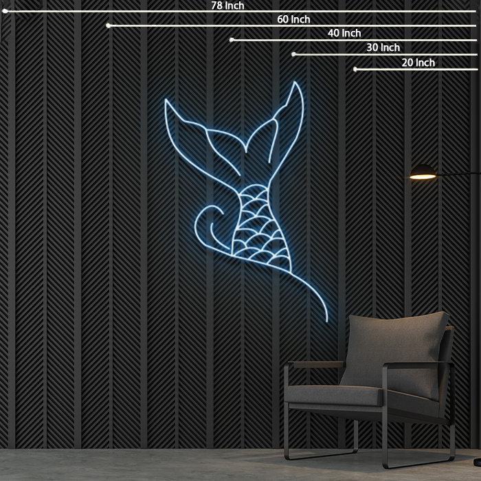 Astrology Sea Tail Neon Sign Brighten Your Space with Colorful LED ...