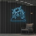 Astrology Neon Sign Girl Brighten Your Space with Colorful LED