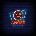 Anger Neon Sign