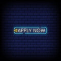 Apply Now Neon Sign