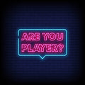 Are you player - neon pink aesthetic 