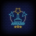Award Neon Sign