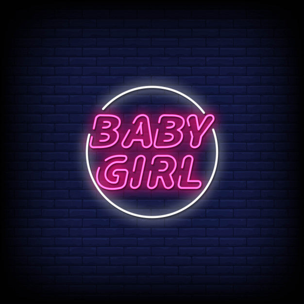 Baby Girl Neon Sign — make neon sign