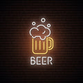 Beer Mug Neon Sign for Bars and Home Bars