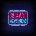 best song pink neon sign