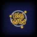 Big Win Neon Sign