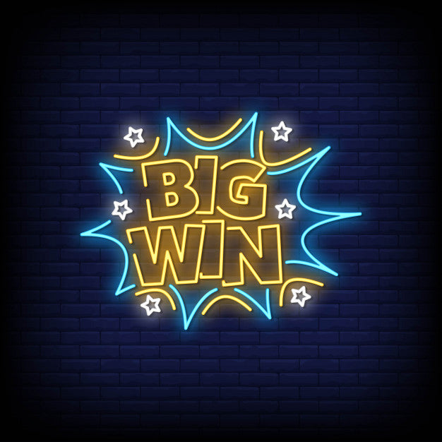 Big Win Neon Sign — make neon sign
