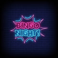 Bingo Night Neon Sign