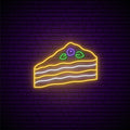 Cake Slice Neon Sign