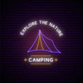 Camping Neon Sign