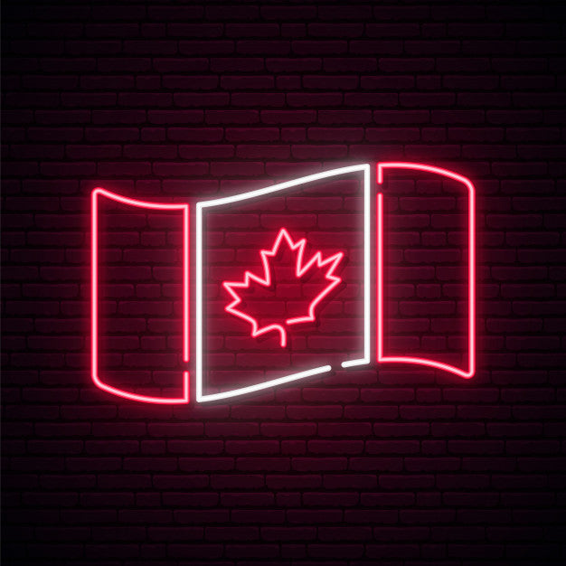 Canada Sign Led Canadian Flag Neon Sign — make neon sign