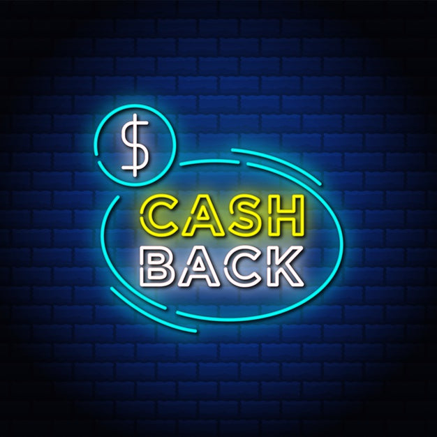 Cash Back Neon Sign — make neon sign
