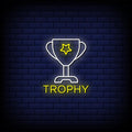 Champion Trophy Neon Sign