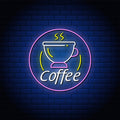 Coffee Neon Text Sign