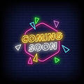 Coming Soon Neon Sign