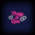 crazy in love pink neon sign
