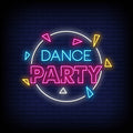 Dance Party Neon Sign