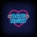 Date Night Neon Sign