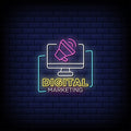Digital Marketing Neon Sign