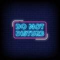 Do Not Disturb Neon Sign