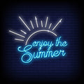 Enjoy The Summer Neon Sign