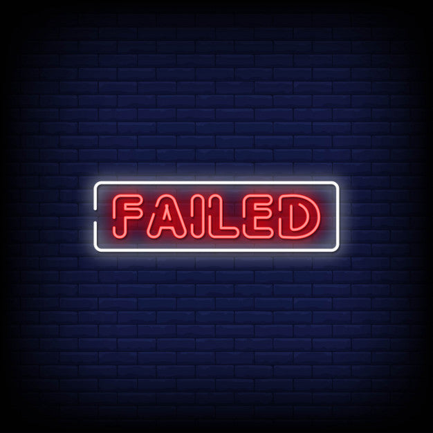 Failed Neon Sign — make neon sign
