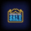 Fathers Day Sale Neon Sign