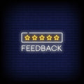 Feedback Neon Sign