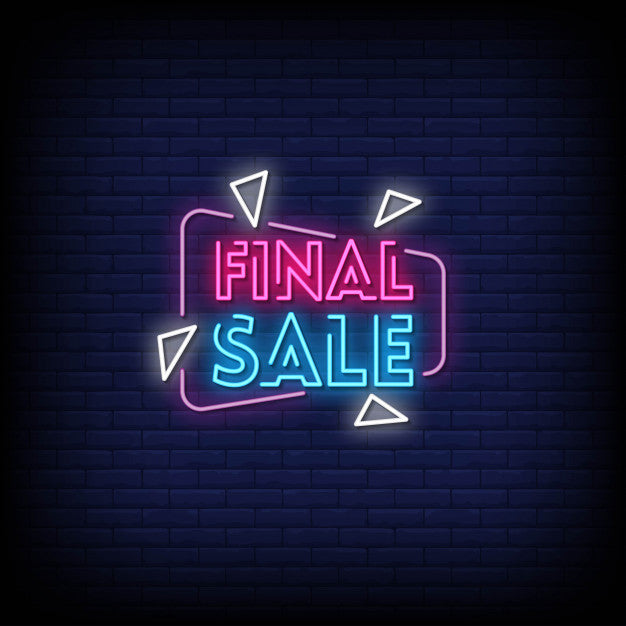 Final Sale Neon Sign — make neon sign