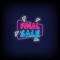 Final Sale Neon Sign