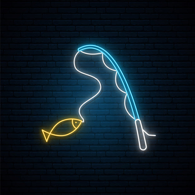 Fishing Neon Sign — make neon sign