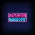 Game Night Pink Neon Sign