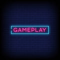 Gameplay Neon Sign- Pink Neon Sign