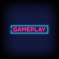 Gameplay Neon Sign- Pink Neon Sign