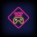 Gamer Zone Neon Sign
