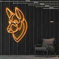 German Shepherd Neon Sign For Pet Lovers & Décor