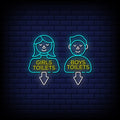Girls Toilets And Boys Toilets Neon Sign