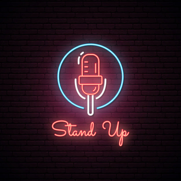 Glowing Stand Up Neon Sign — make neon sign