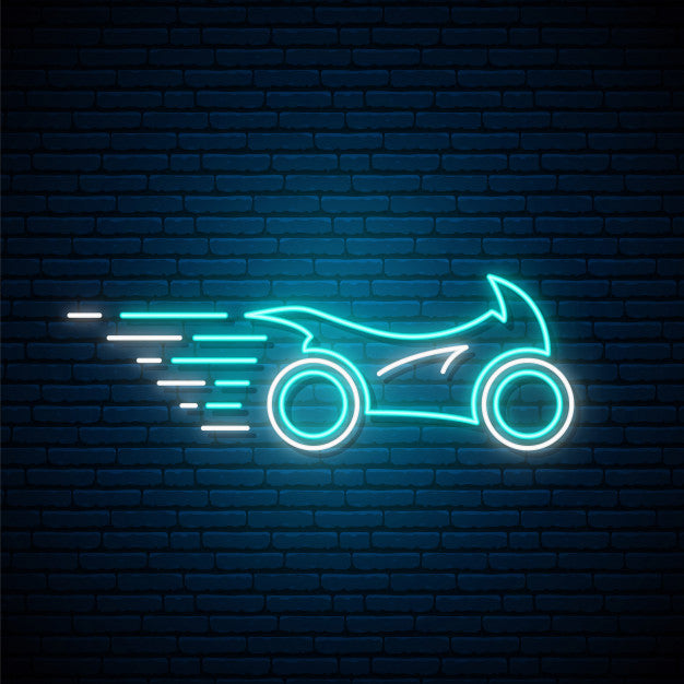 Glowing Sport Motorcycle Neon Sign
