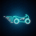 Glowing Sport Motorcycle Neon Sign