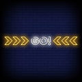 Go Neon Sign