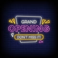 Grand Opening Neon Sign