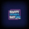 Happy Father's Day Neon Sign
