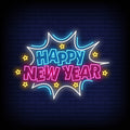 Happy New Year Neon Sign