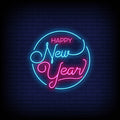 Happy New Year Neon Sign